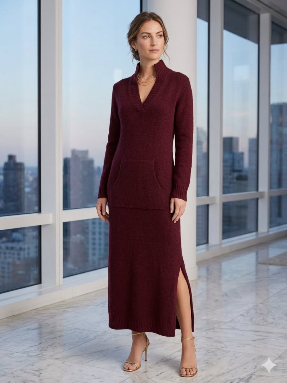Cashmere Maxi Dress by Neiman Marcus size small